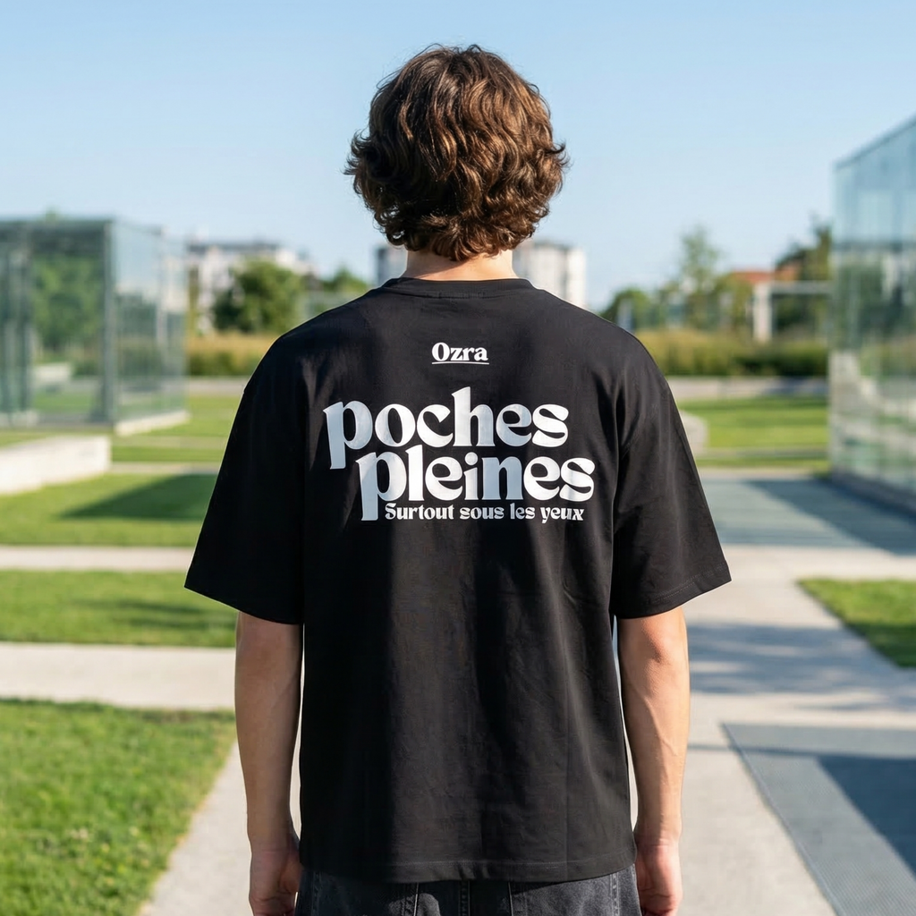 Poches pleines - black
